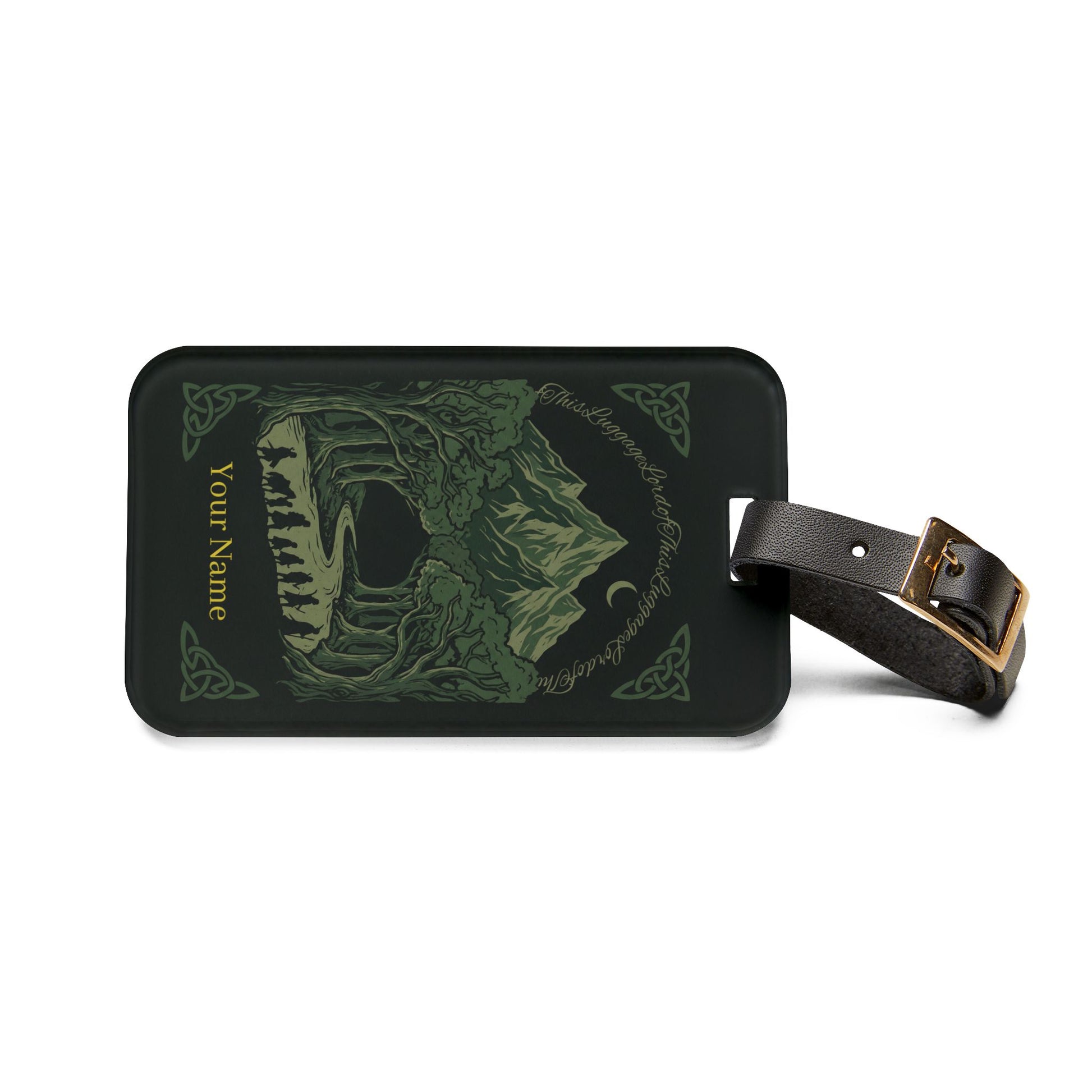 Lord of This Luggage - Luggage Tag | Mountain Forest Hobbit Travel Tag