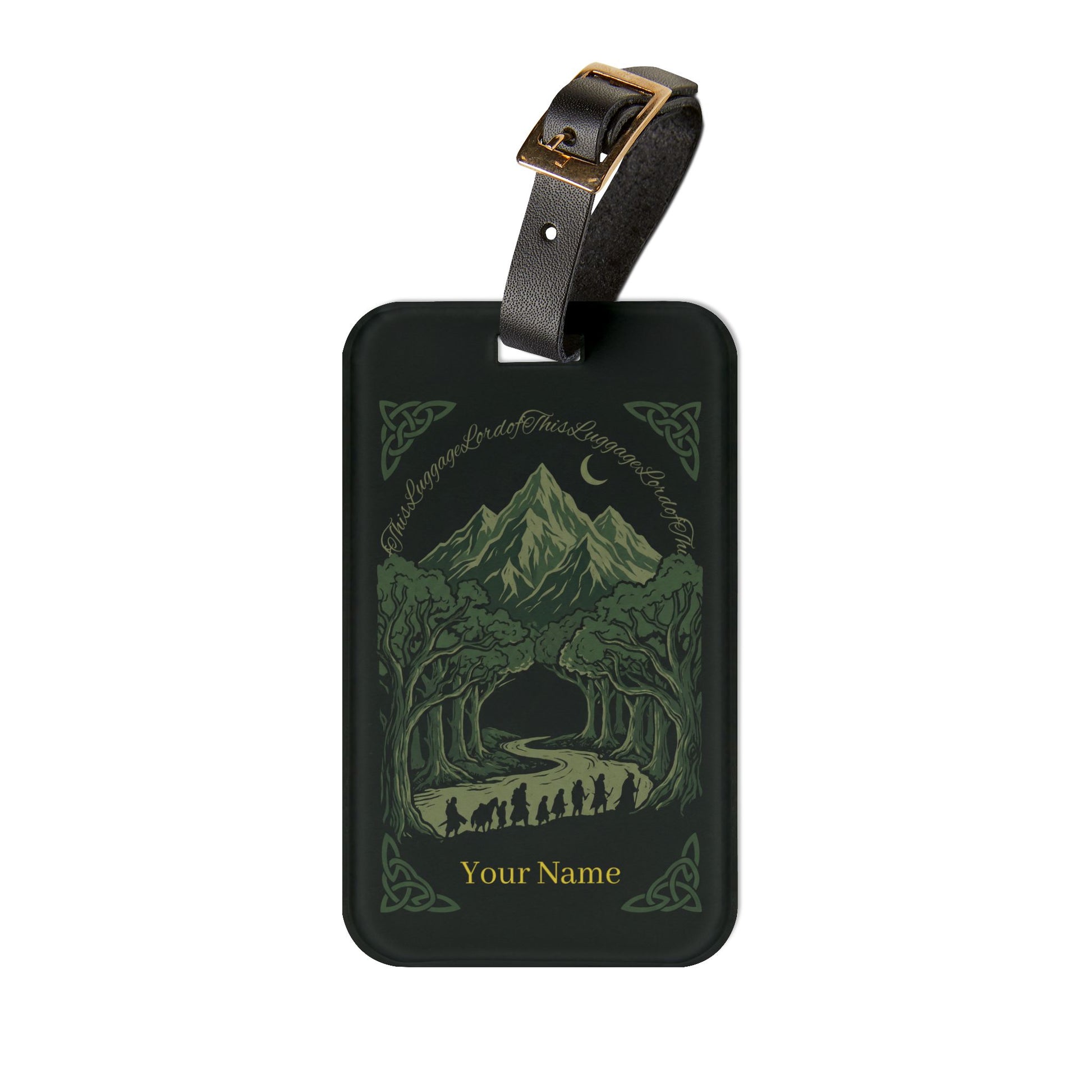 Lord of This Luggage - Luggage Tag | Mountain Forest Hobbit Travel Tag