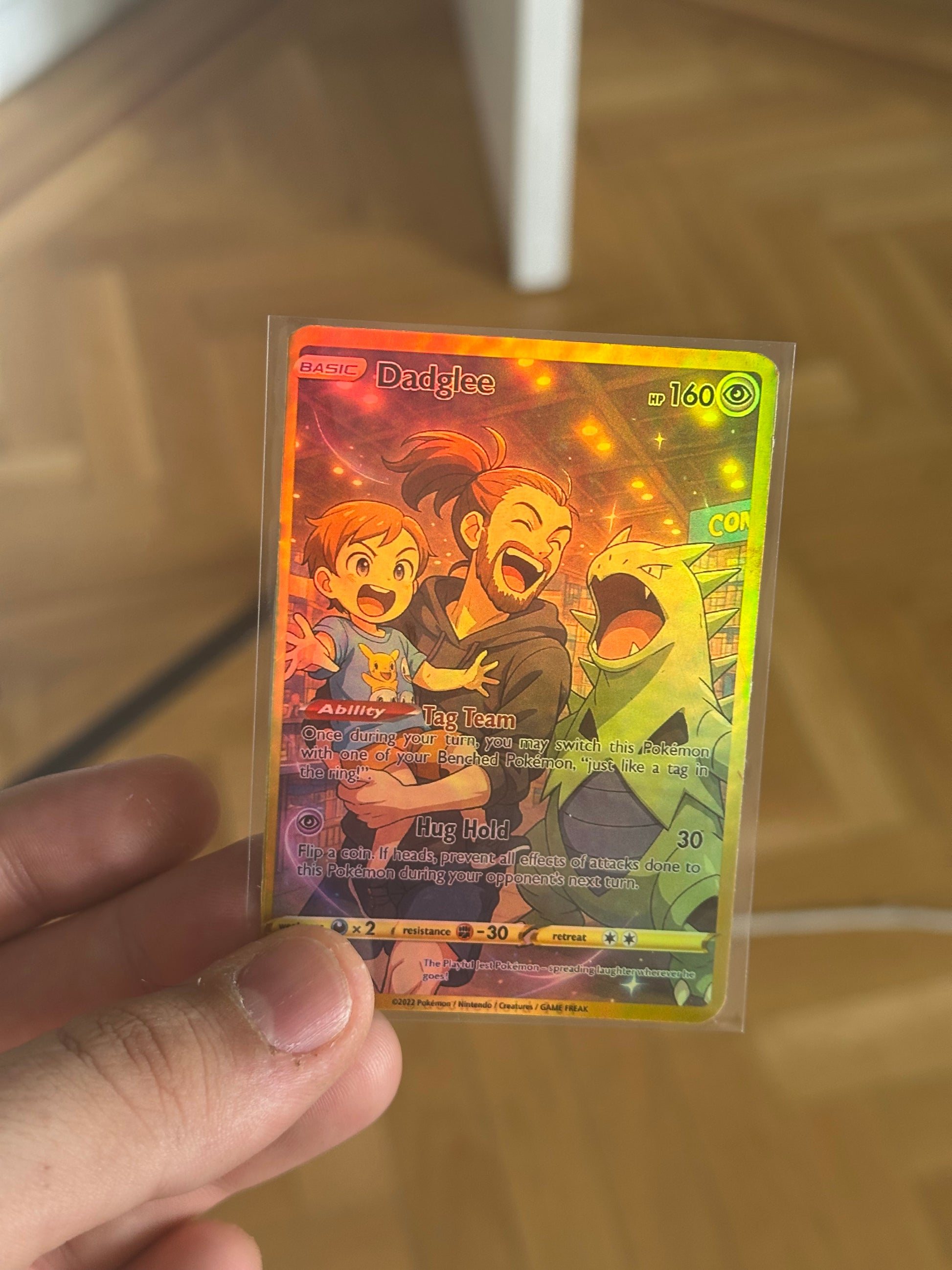 5 Pack - Custom Holographic Pokémon-Style Trading Card