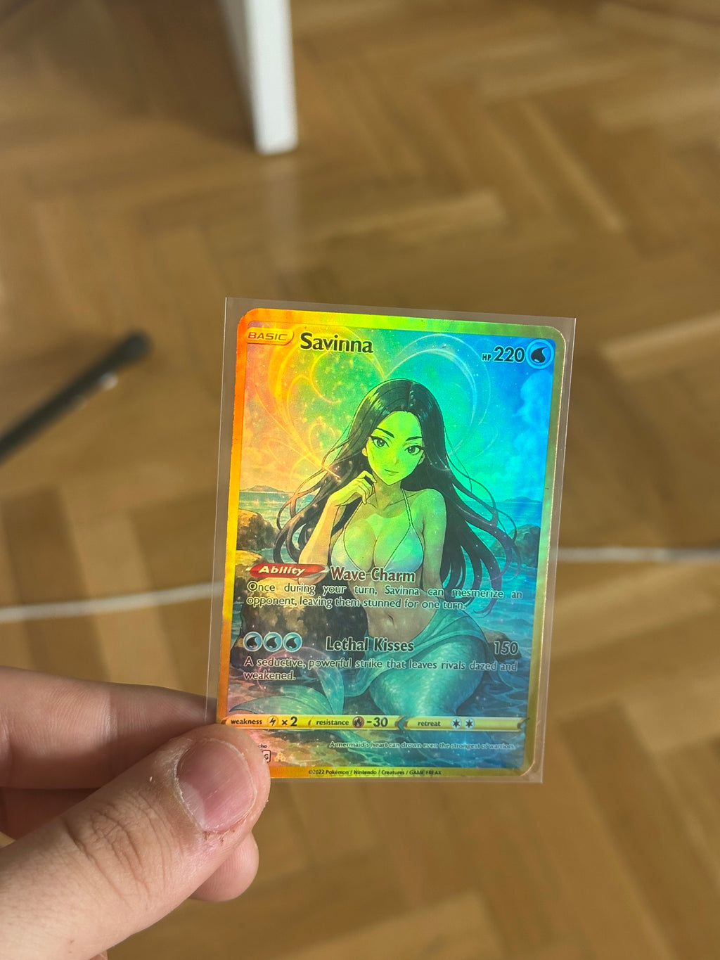 5 Pack - Custom Holographic Pokémon-Style Trading Card